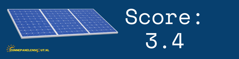 JA Solar Zonnepanelen Review Score 3.4